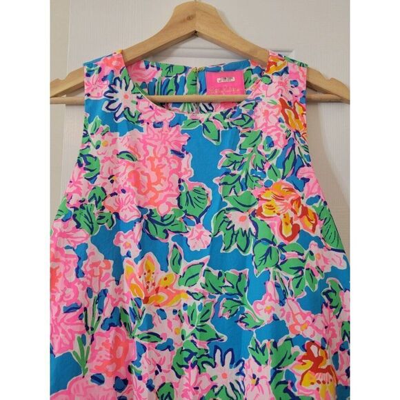 Lilly Pulitzer Trina Dress in Multi Rose to The Occasion, Sz S $170 - Picture 5 of 11
